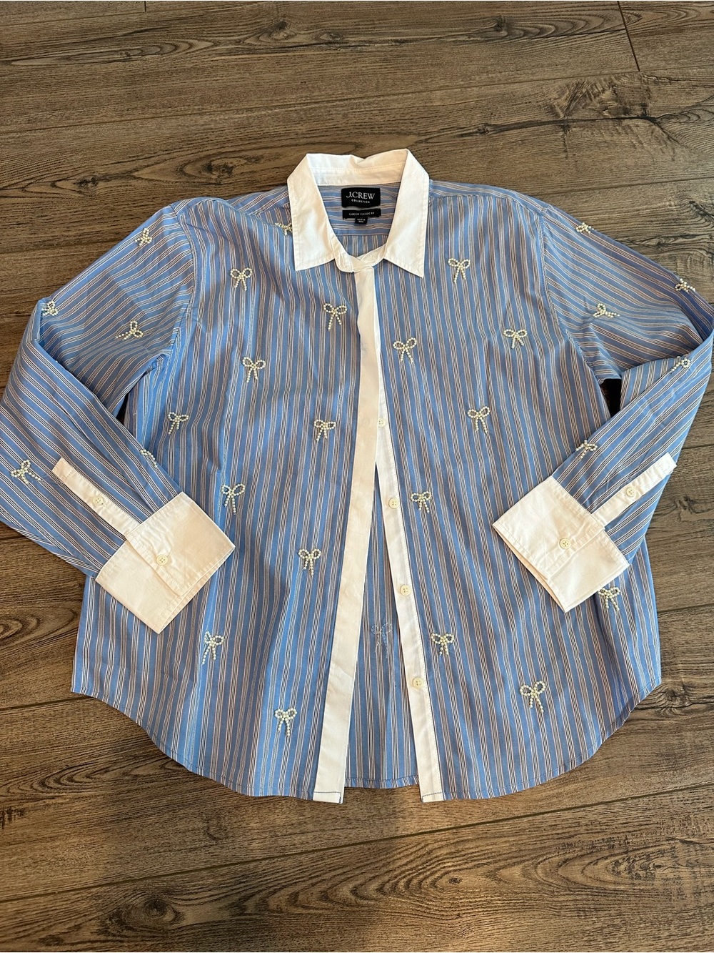 J. Crew Pearl Button Garçon Classic Fit Shirt 14